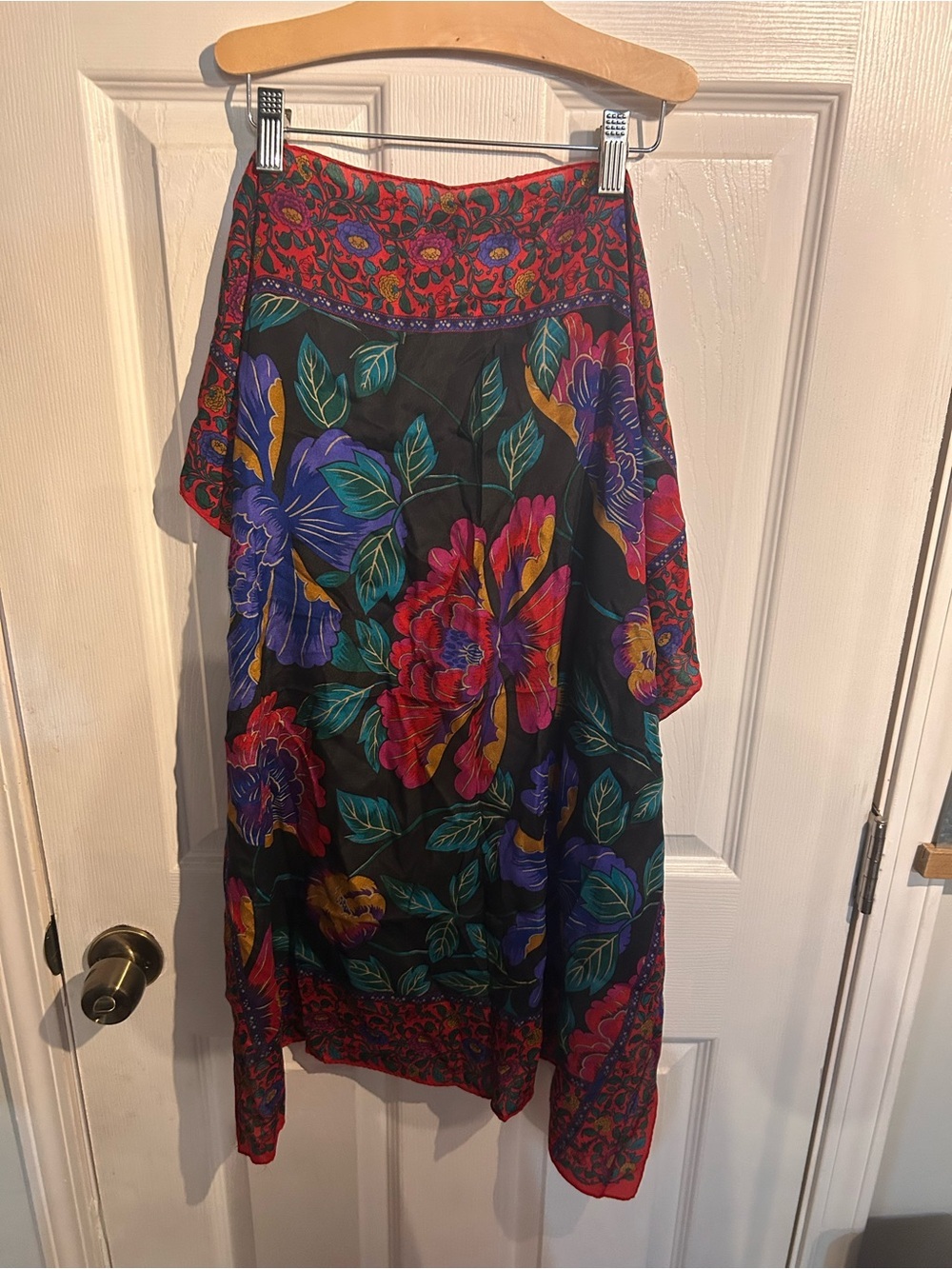 Vintage Floral Scarf/Wrap 25 X 25